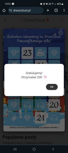 ❄️ Kalendarz Adwentowy Dresscloud 2023 ❄️