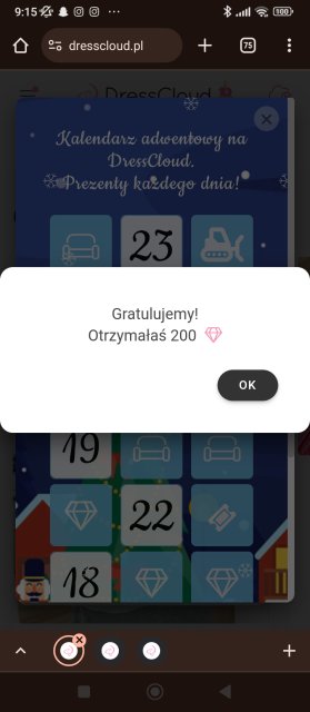 ❄️ Kalendarz Adwentowy Dresscloud 2023 ❄️