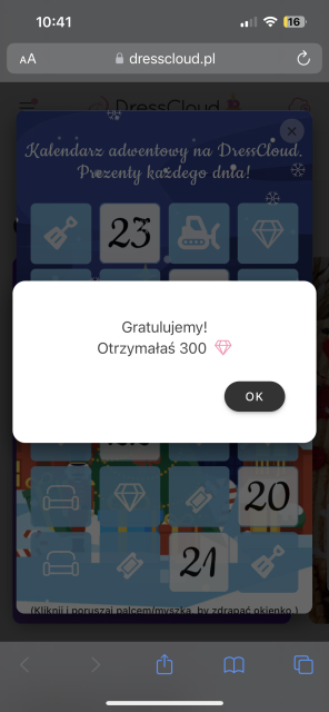 ❄️ Kalendarz Adwentowy Dresscloud 2023 ❄️