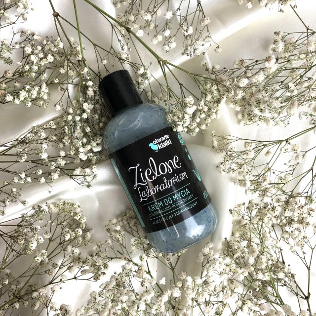 Zielone Laboratorium Krem do mycia, Ujędrniająco-regenerujący, Aloes i olejek pomarańczowy