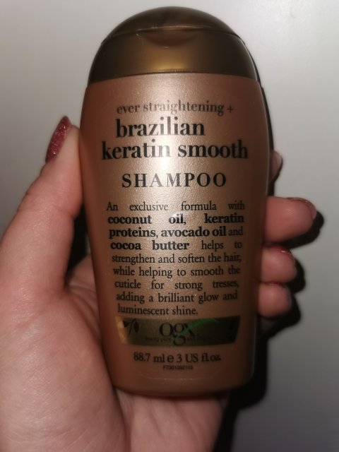 OGX Szampon do włosów, Brazilian Keratin Smooth