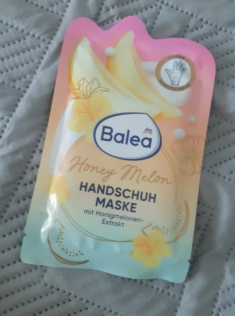 Balea Maska do dłoni, W rękawiczkach, Honey Melon 