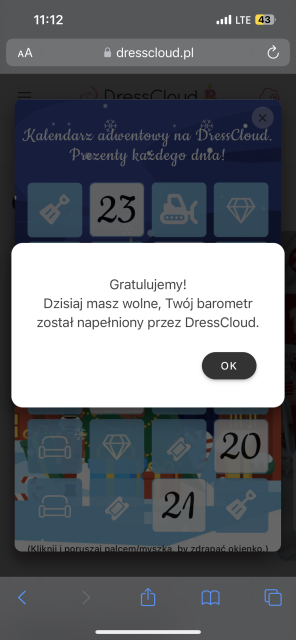 ❄️ Kalendarz Adwentowy Dresscloud 2023 ❄️