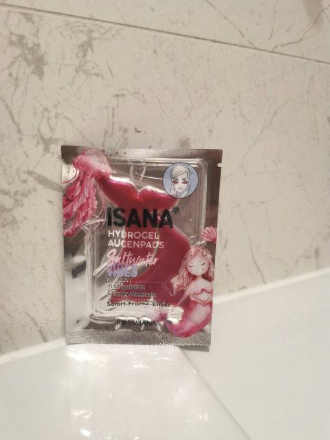 Isana Płatki pod oczy, Hydrożelowe, Saltwater Vibes, Z kwasem hialuronowym i solą z Morza Martwego