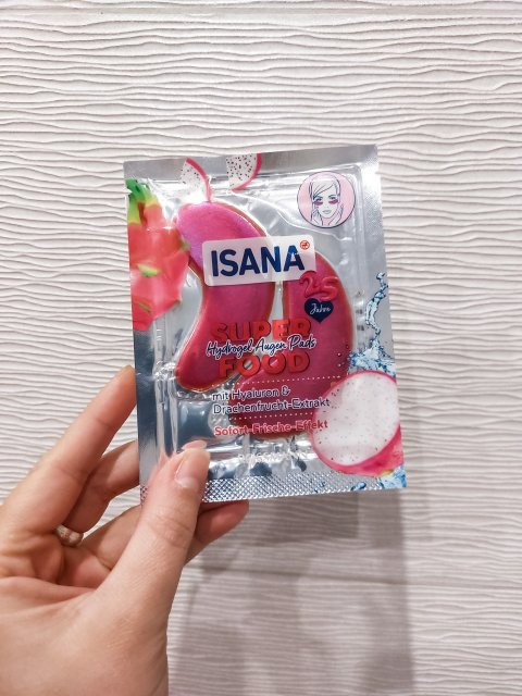 Isana Płatki pod oczy, Hydrożelowe, Super Food, 25 Jahre, Hialuron i pitaja