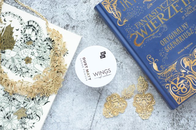 AA Wings of Color, Dust Matt, Puder do twarzy, Sypki, Loose Powder, nr 21 Ivory