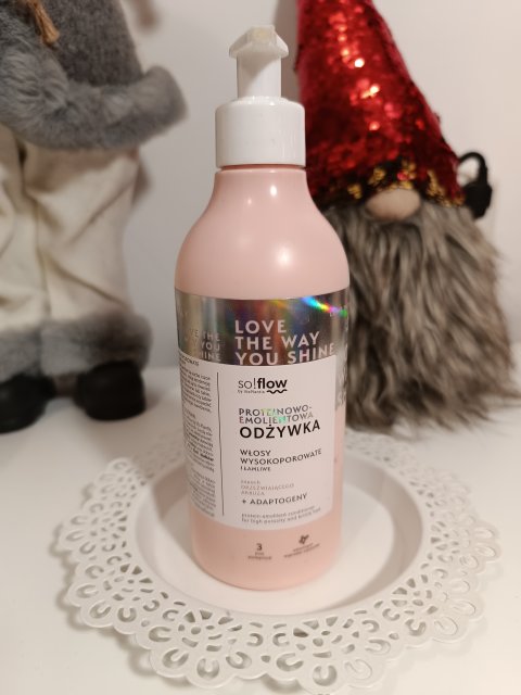 Vis Plantis so!flow, Odżywka do włosów, Proteinowo-emolientowa, Włosy wysokoporowate i łamliwe, Zapach orzeźwiającego arbuza + adaptogeny