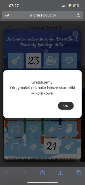 ❄️ Kalendarz Adwentowy Dresscloud 2023 ❄️