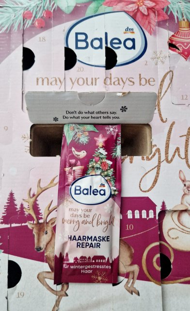 Balea Maska do włosów, May Your Days Be Marry And Bright 