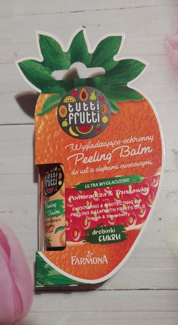 Wygładzający peeling balm do ust 