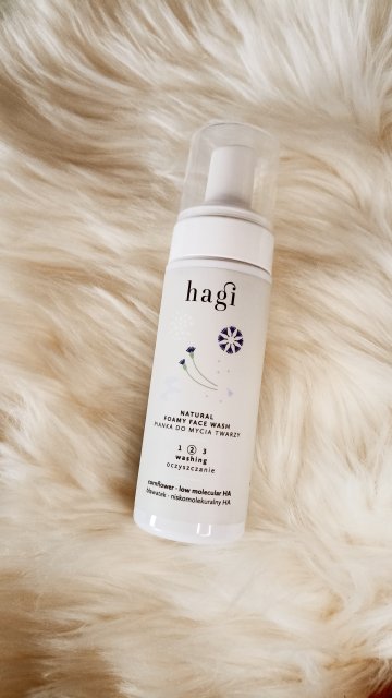 Hagi Cosmetics Pianka do mycia twarzy, Natural Foamy Face Wash, Bławatek 