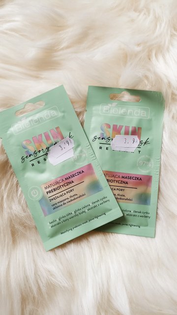 Bielenda Skin Restart, Sensory Mask, Maseczka do twarzy, Matująca, Prebiotyczna, Zwężająca pory