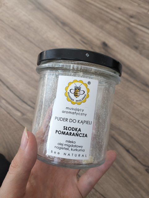 Miodowa Mydlarnia Puder do kąpieli, Słodka pomarańcza