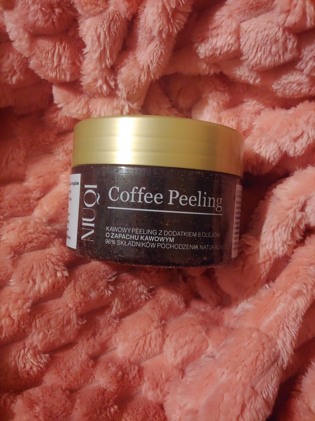 NIUQI Peeling do ciała, Kawowy, Z dodatkiem 8 olejków