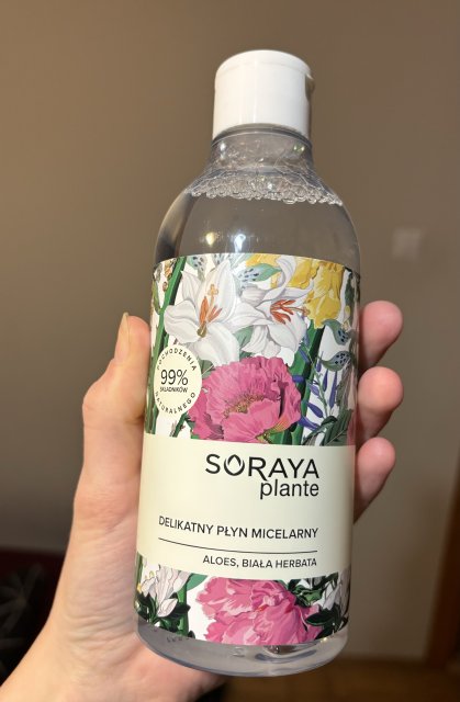 Soraya Plante, Płyn micelarny, Delikatny, Aloes i biała herbata