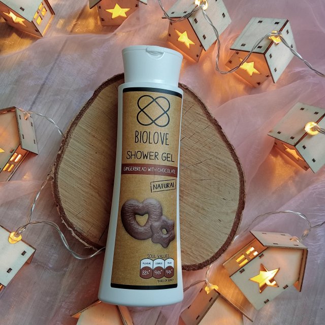 Biolove Żel pod prysznic, Piernik z czekoladą
