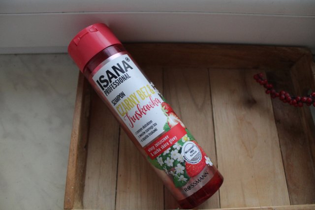 Isana Professional, Szampon do włosów, Czarny Bez & Truskawka