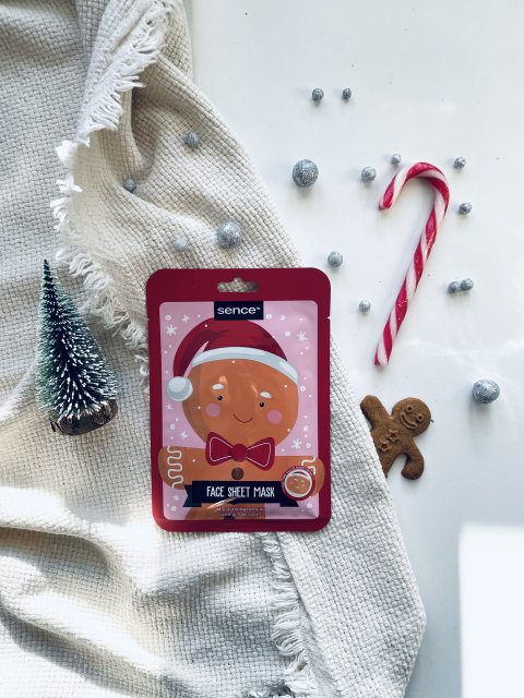 Sence Essentials Maseczka do twarzy w płachcie, Nawilżająca formuła z zapachem imbiru