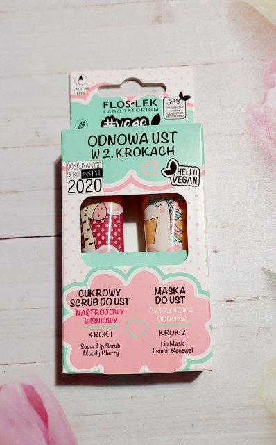 FlosLek Zestaw do ust Odnowa w dwóch krokach 