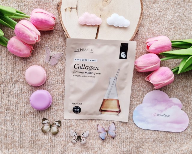 Orange Creatives Maska do twarzy w płacie, the MASK Dr., Firming & Plumping, Collagen
