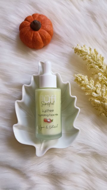 Fluff Superfood, Mleko do twarzy, Liczi