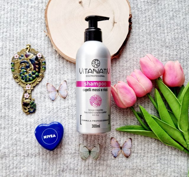 Vitanativ Szampon do włosów, Capelli Mossi e Ricci, Do włosów falowanych i kręconych 