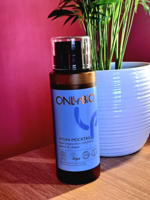 OnlyBio Hydra Mocktail, Płyn micelarny, Jaśmin & Lewan, Nawilżający 