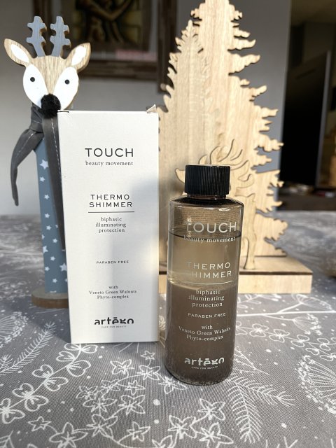 Artego Touch Beauty Movement, Thermo Shimmer, Biphasic Illuminating Protection, Dwufazowy spray do włosów