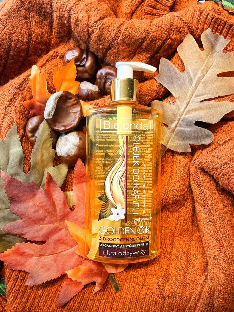 Bielenda Golden Oils, Olejek do kąpieli, Ultra odżywczy, 3 drogocenne olejki