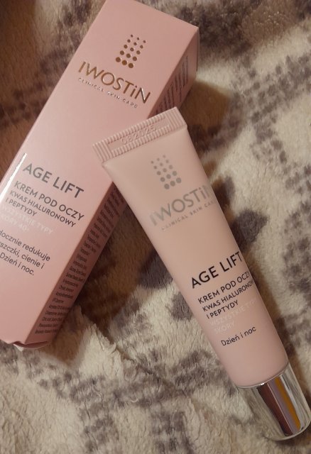 Iwostin Age Lift, Krem pod oczy, Kwas hialuronowy i peptydy, Wszystkie typy skóry 40+