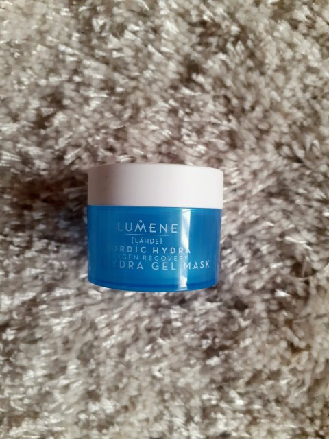 Lumene [Lähde] Nordic Hydra, Maska do twarzy, Hydrożelowa, Oxygen Recovery 72 H Hydra Gel Mask