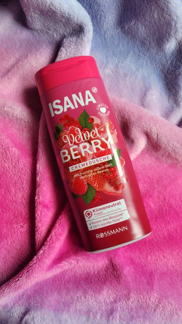 Isana Żel pod prysznic, Velvet Berry 