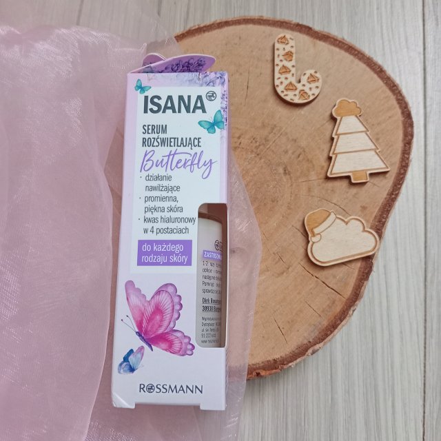Isana Serum do twarzy, Rozświetlające, Butterfly, Do każdego rodzaju skóry
