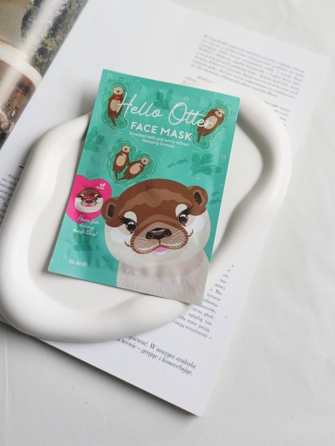 Maxbrands Marketing B.V. Maseczka do twarzy w płacie, Hello Otter