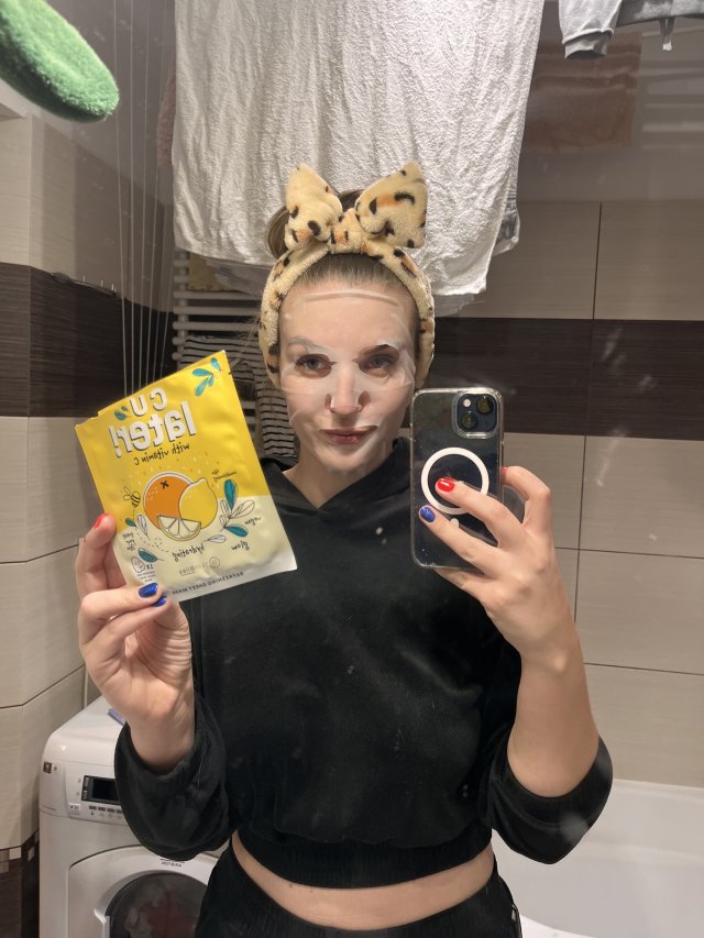 Maseczka w płachcie 