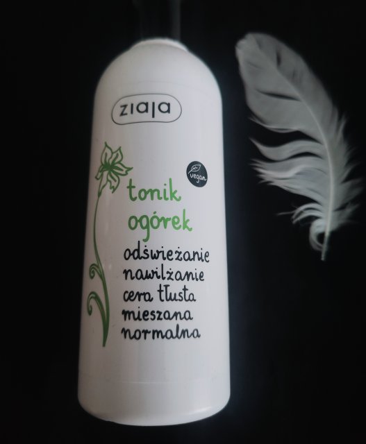 Ziaja Tonik do twarzy, Cera tłusta, mieszana i normalna, Ogórek