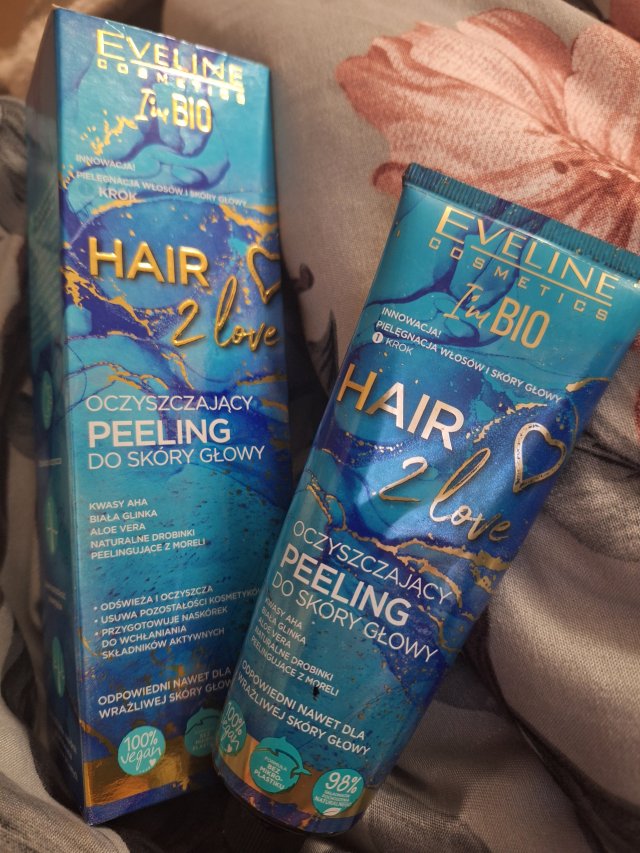Eveline Hair 2 Love, Peeling do skóry głowy, Oczyszczający