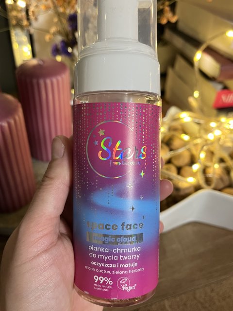 Stars from the stars Pianka-chmurka do mycia twarzy, Space Face, Magic Cloud, Moon Cactus i Zielona Herbata