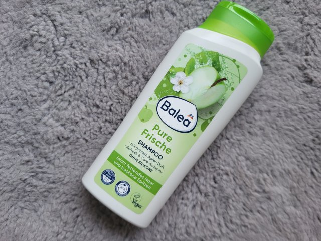 Balea Szampon do włosów, Pure Frische, Oczyszczający, Zielone jabłko, Włosy przetłuszczające się
