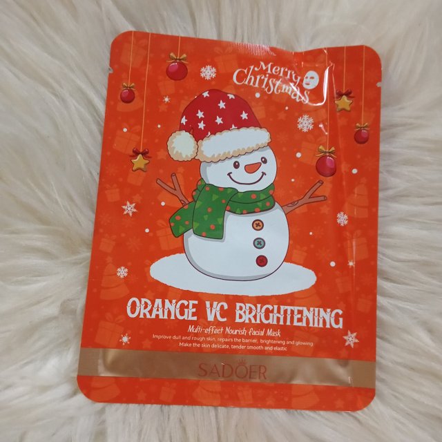 Sadoer maseczka do twarzy, Orange vc Brightening, wyciąg z Yuzu 