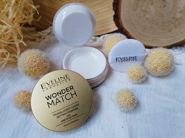 Ametystowy puder transparentny 