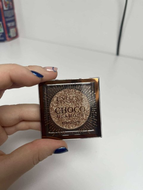 Eveline Choco Glamour, Cień-topper do powiek, nr 01 Moon Sparkle