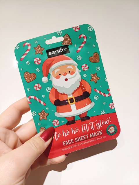 Sence Essentials Maska do twarzy w płachcie, Ho Ho Ho, Let it glow