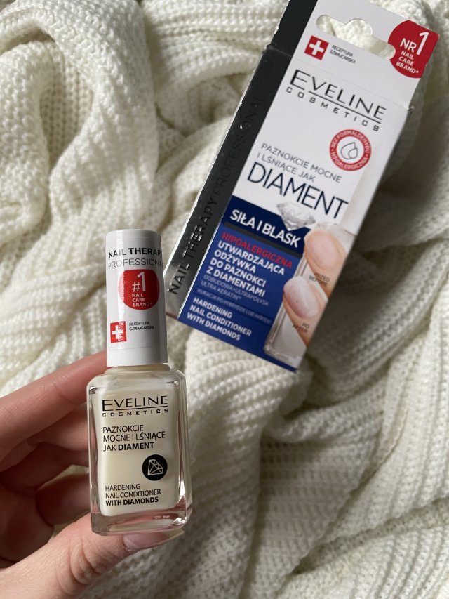 Eveline Nail Therapy Professional, Odżywka do paznokci, Utwardzająca, Diament