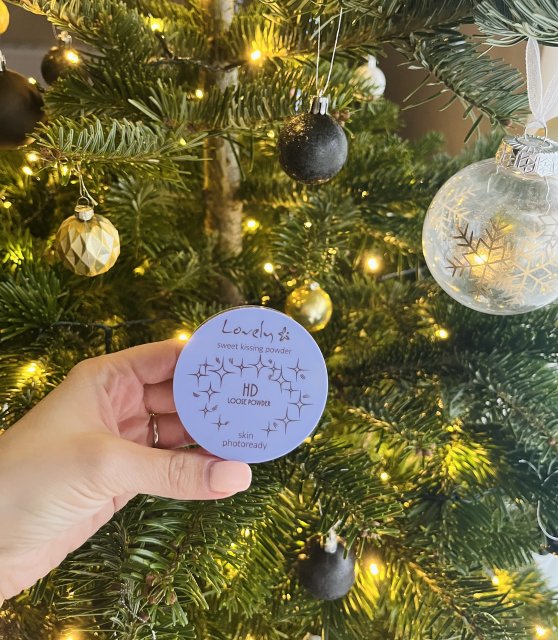 Lovely Sweet Kissing Powder HD Loose Powder Skin Photoready, Puder do twarzy, Transparentny