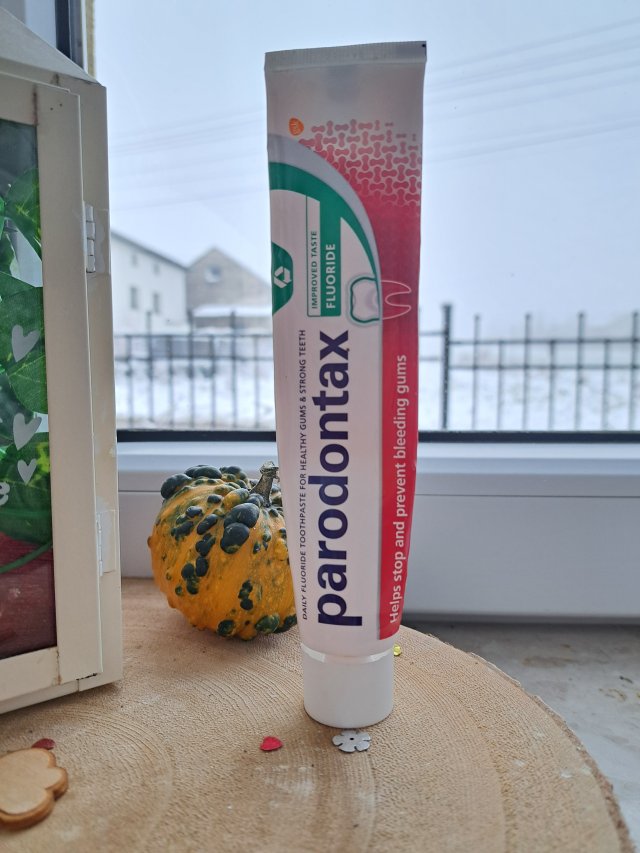 Parodontax Parodontax, Pasta do zębów, Fluoride, Zapobiegająca krwawieniu dziąseł, Z fluorkiem, Ulepszony smak