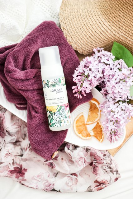 Soraya Plante, Roślinna pianka myjąca do twarzy, Woda neroli, Alga wakame