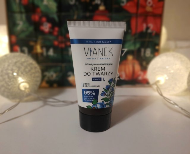 Sylveco Vianek, Krem do twarzy na noc, Seria niebieska, Nawilżający