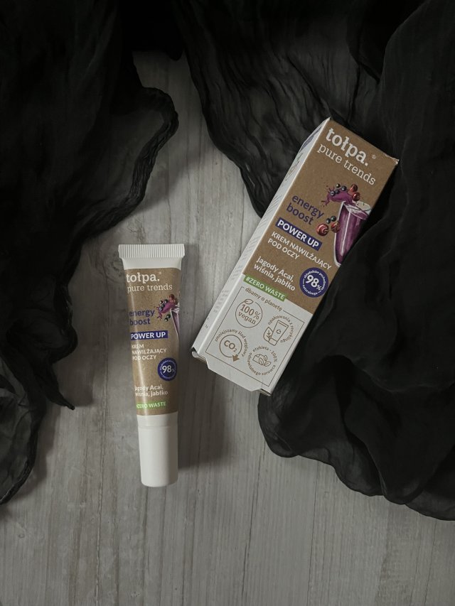 Tołpa Pure Trends, Energy Boost, Krem pod oczy, Nawilżający, Power Up, Jagoda Acai, wiśnia i jabłko