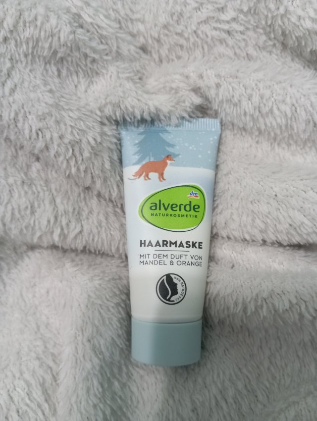Alverde Maska do włosów, Bio Kurkuma i Bio Pomarańcza